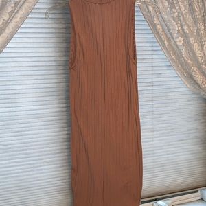 No sleeve sweater dress